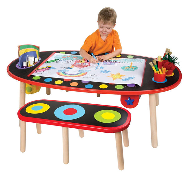 Alex Super Art Table With Paper (Montreal, In-Store or Pickup ONLY) (Floor Model)