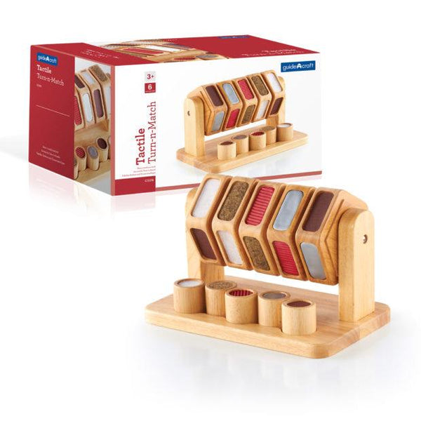 Guidecraft Tactile Turn N Match