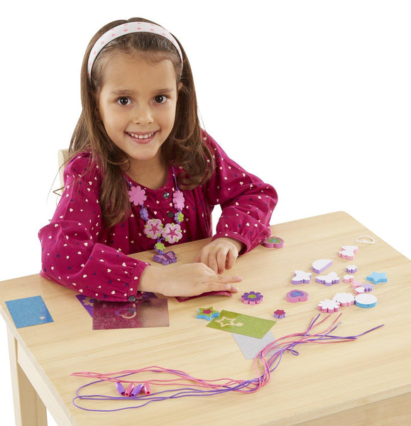 Melissa & Doug Mess-Free Glitter Foam Beads