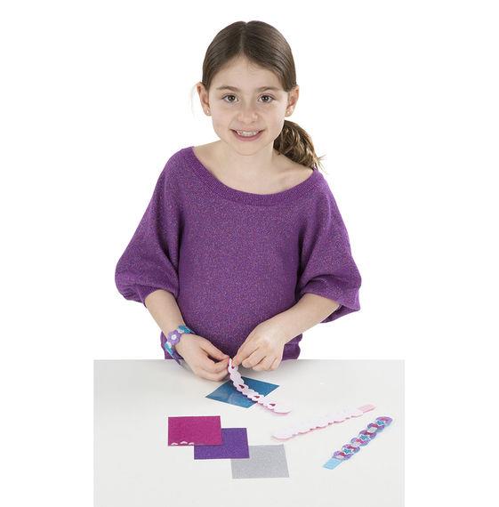 Melissa & Doug Mess-Free Glitter Foam Bracelets