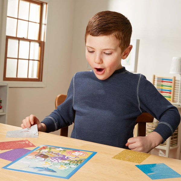 Melissa & Doug Mess-Free Glitter Underwater Scenes