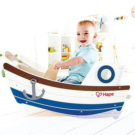 Hape High Seas Rocker Boat (Montreal, In-Store or Pickup ONLY)