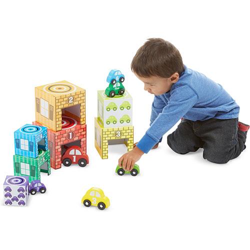 Melissa & Doug Nesting and Sorting Garage and Cars