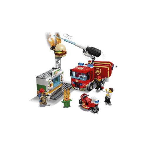 Lego City Burger Bar Fire Rescue - 60214