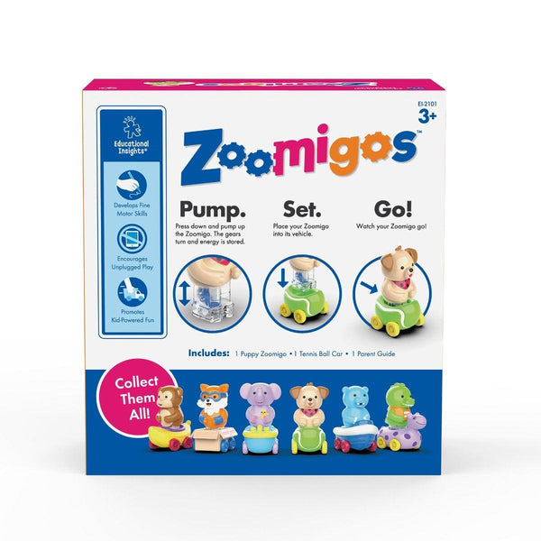 Educational Insights Zoomigos Dog With Tennis Ball Zoomer