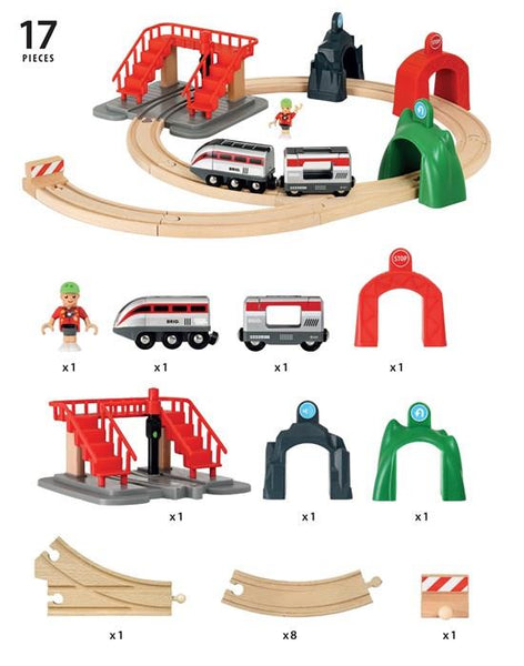 Brio Smart Engine Set With Action Tunnels - 33873