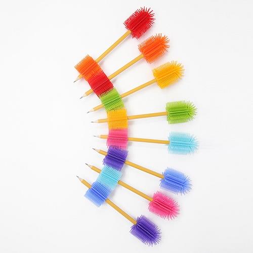 Spike Pencil Grippers (Light Blue/Aqua)