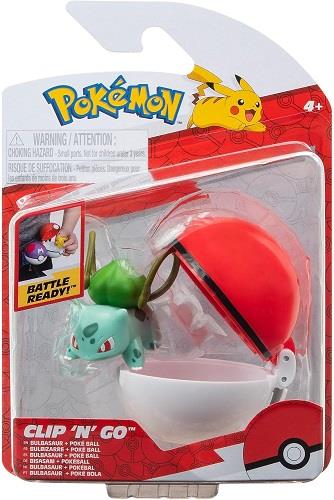 Pokemon Clip 'n' Go Bulbasaur With Pokeball