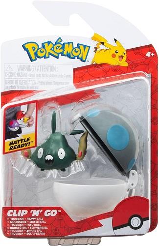 Pokemon Clip 'n' Go Trubbish With Heavy Ball