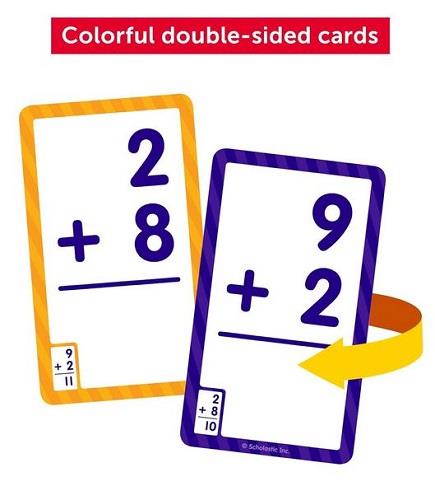 Scholastic Addition 0-12 Flash Cards