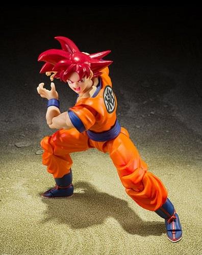 Dragon Ball Daima Super Saiyan God Goku Figure