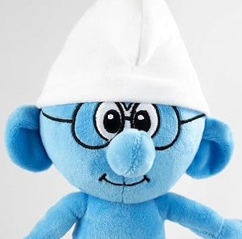 Smurf Brainy Smurf Plush - Peluche Schtroumpf à Lunettes