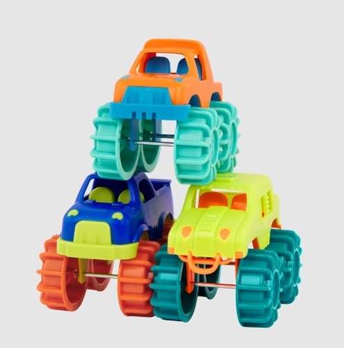 Battat Mini Monster Wheelies Trucks / Mini camions monstres