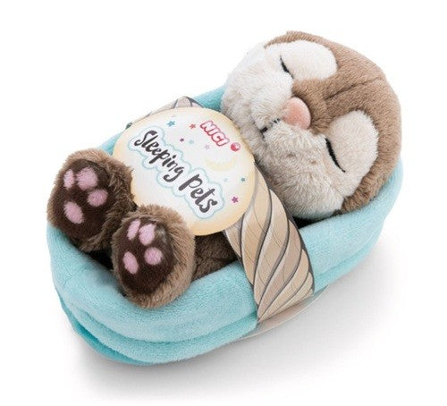 Nici Sleeping Otter Plush - Peluche de loutre endormie