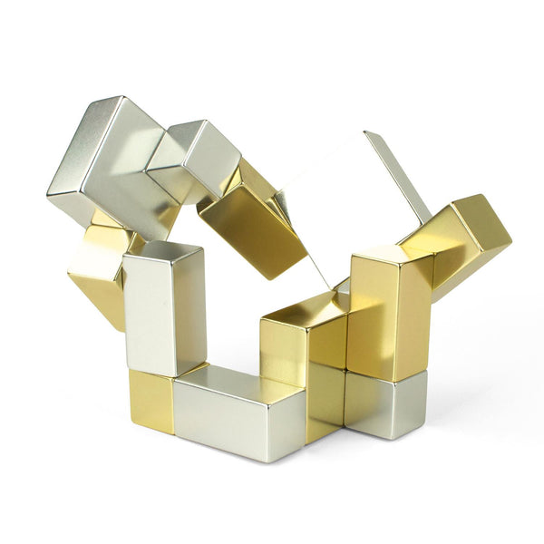 Playable Art Metal Cube (Gold/Silver)