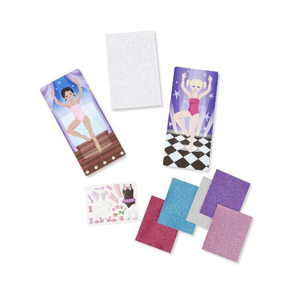 Melissa & Doug Mess-Free Glitter Ballet & Dancing Fashions