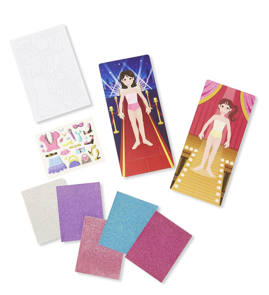 Melissa & Doug Mess-Free Glitter Fancy Party Fashions