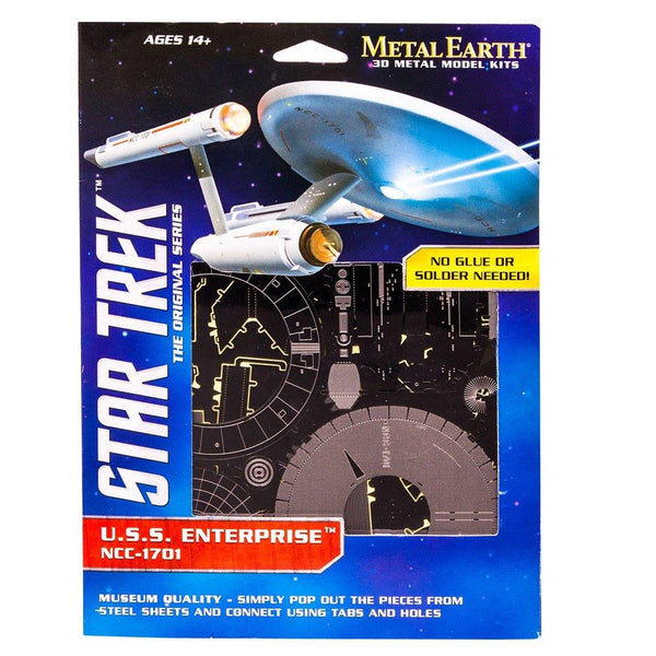 Star Trek USS Entreprise 3D Metal Model