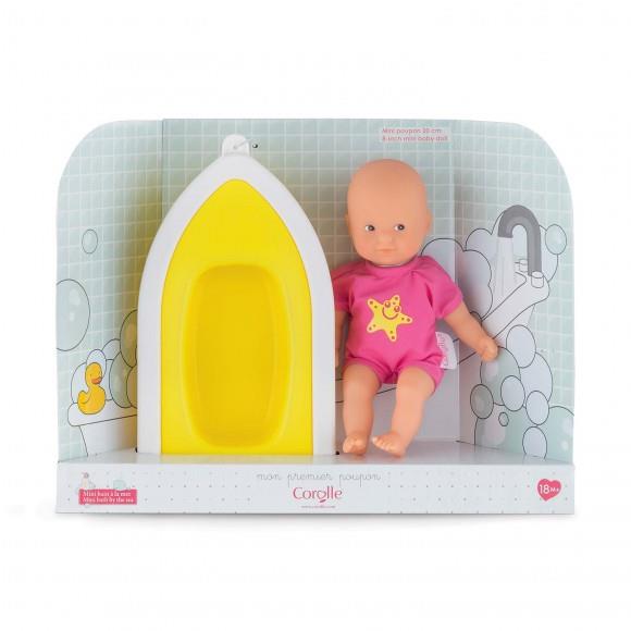 Corolle Mini Bath Plouf Doll and Boat
