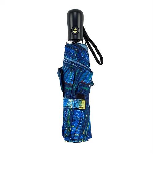 Galleria Reverse Close Folding Umbrella Van Gogh Starry Night