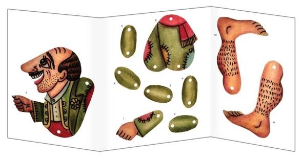 Greek Book Let's Build Karagiozis Figures