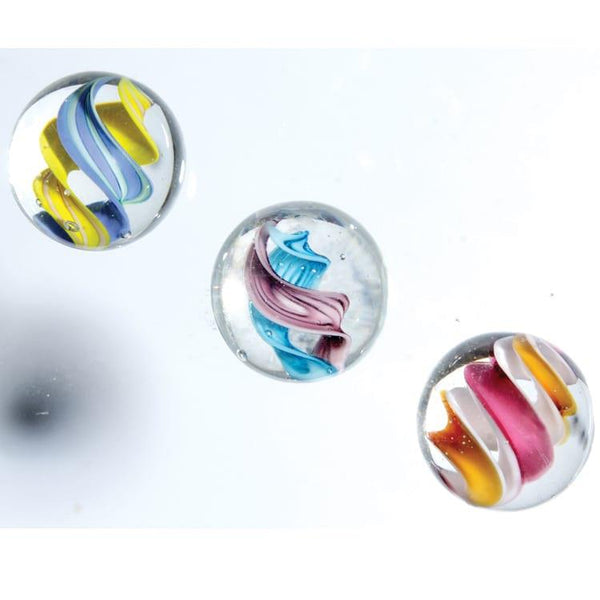 House of Marbles Handmade Helter Skelter (Purple, Blue) 22mm
