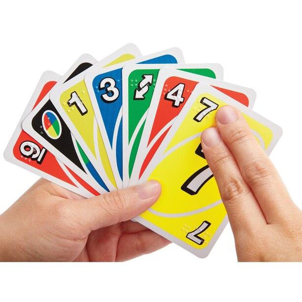 Uno Braille Card Game