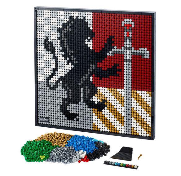 Lego Harry Potter Hogwarts Crests Dot Art - 31201