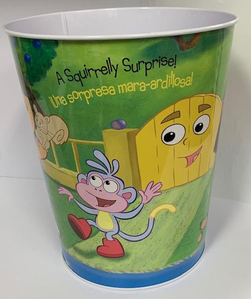Tin Waste Basket Dora The Explorer