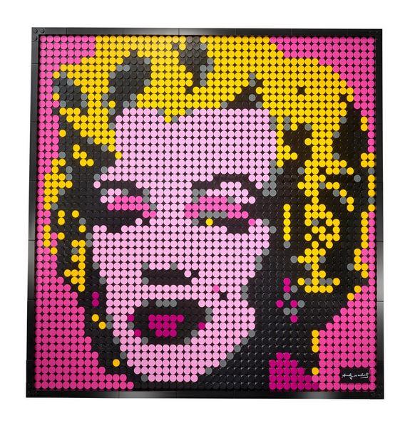 Lego Art Andy Warhol's Marilyn Monroe Dot Art - 31197