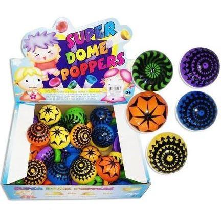Geometric Dome Poppers (Purple Triangles)