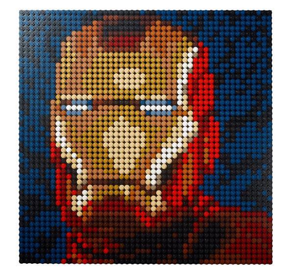 Lego Disney Marvel Iron Man Dot Art - 31199