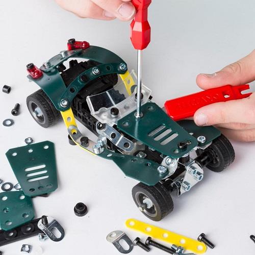 Meccano - 5-in-1 Roadster Cabriolet Pull Back Car