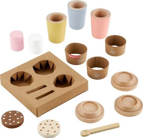 Fisher Price Wooden Coffee To Go Set