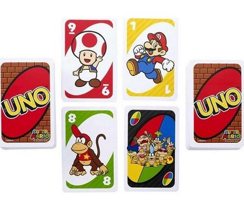Uno Super Mario Card Game