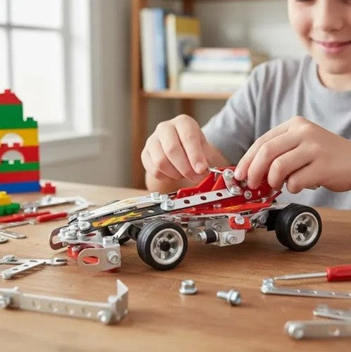 Meccano 10 in 1 Race Car - Voiture de course 10 en 1