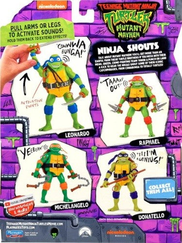 TMNT Ninja Shouts Raphael Action Figure - Figurine articulée Cris de ninja