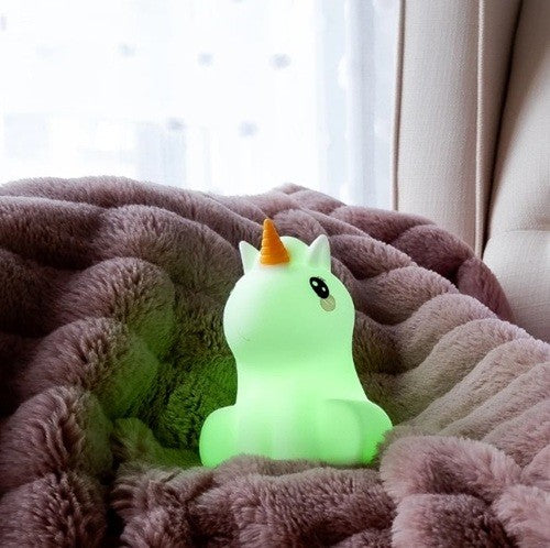 Around the Crib Mallow LED Night Light Pet Unicorn / Veilleuse Licorne de compagnie