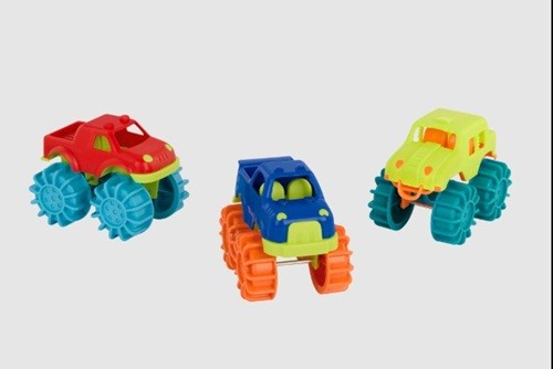 Battat Mini Monster Wheelies Trucks / Mini camions monstres
