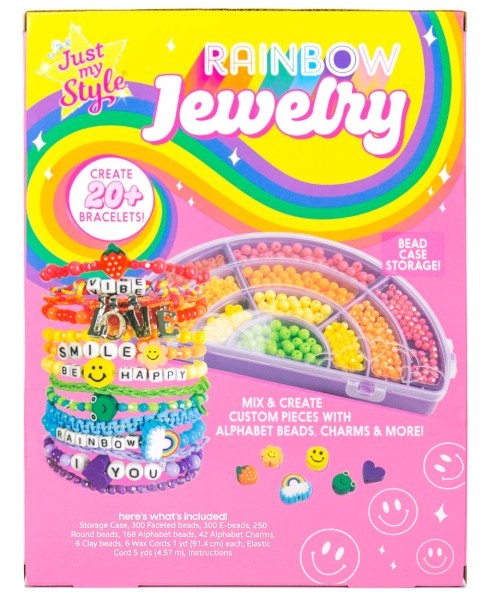 Just My Style Rainbow Jewelry Beads - Perles arc-en-ciel pour bijoux