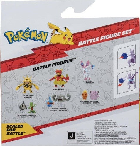 Pokemon Battle Figure Set Mewtwo & Mew - Coffret de figurines de combat