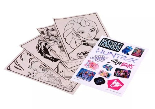 K-Pop Demon Hunters Coloring Book - Livre de coloriage