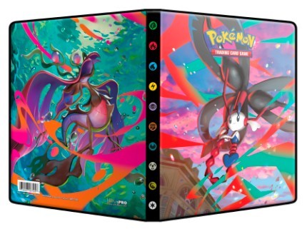 Pokemon Portfolio 4 Pocket Mega Floette - Portefeuille avec 4 cases