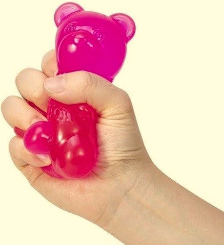 Nee Doh Gummy Bear Pink - Ours en gélatine rose