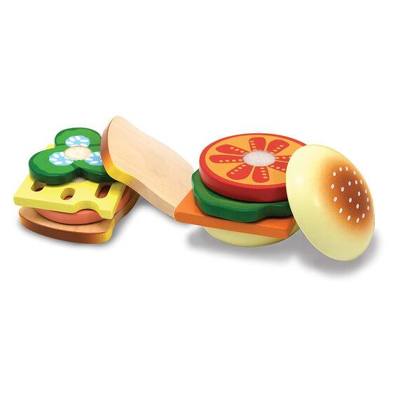 Melissa & Doug Wooden Sandwich Making Set