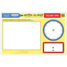 Melissa & Doug Write A Mat Time Place Mat