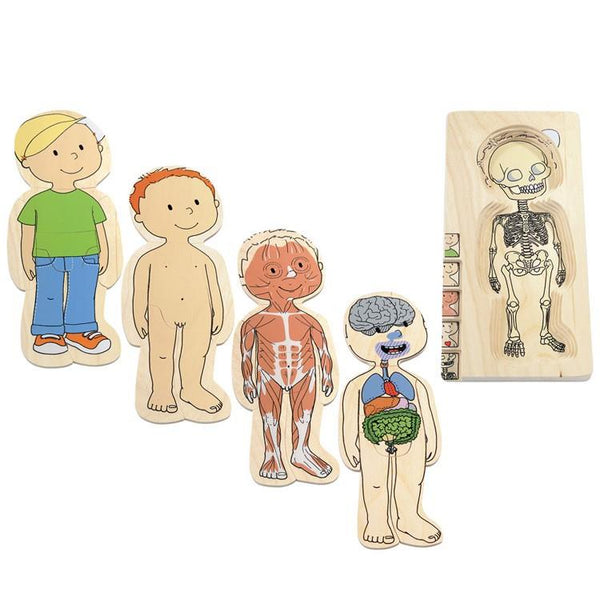 Hape Your Body Boy 5 Large Puzzle