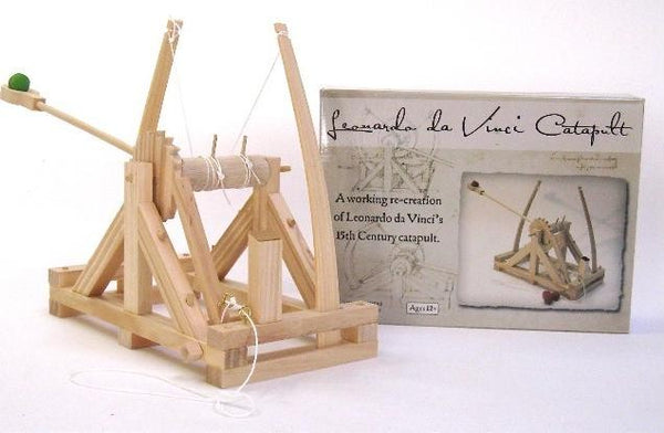 Leonardo Da Vinci Wooden Catapult / Catapulte en bois