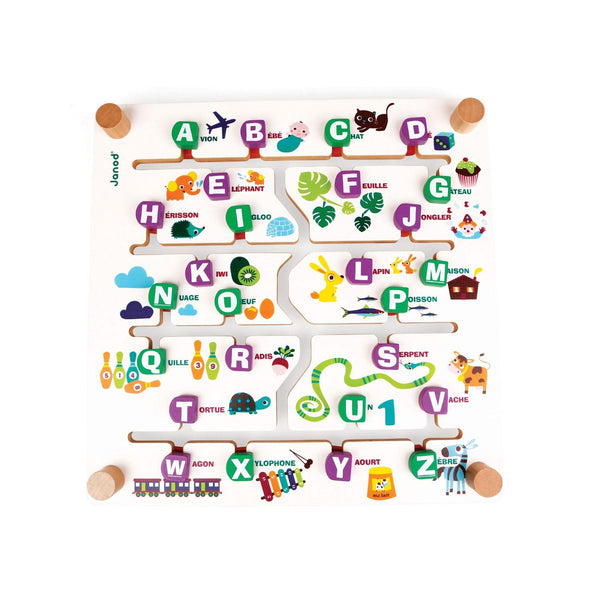 Janod Alphabet Labyrinth (Bilingual)