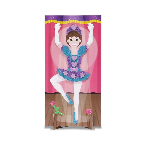 Melissa & Doug Mess-Free Glitter Ballet & Dancing Fashions